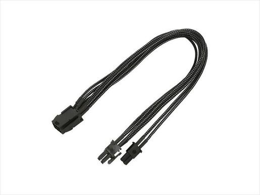 EXTENSION PSU NANOXIA PCI-E 6+2-pin 30cm BLACK, NXP683E