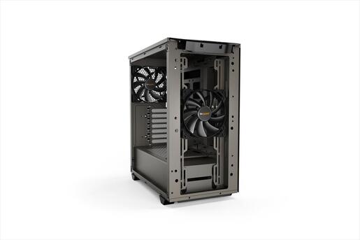 CASE BE QUIET! ATX Mid-Tower Pure Base 500, 2x140mm Pure Wings 2, Extra thick insulation mats,w/WINDOW, Metallic Gray BGW36