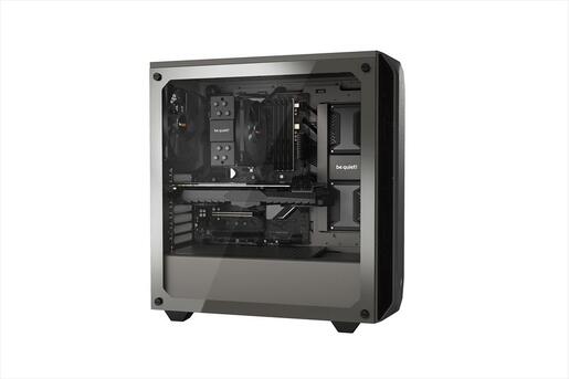 CASE BE QUIET! ATX Mid-Tower Pure Base 500, 2x140mm Pure Wings 2, Extra thick insulation mats,w/WINDOW, Metallic Gray BGW36