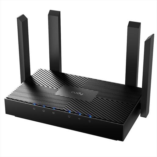 NET ROUTER WIRELESS DUAL BAND Wi-Fi 6 AX3000 CUDY WR3000, w/4 antennas, 1x WAN 100/1000 port, 3x LAN 100/1000 ports