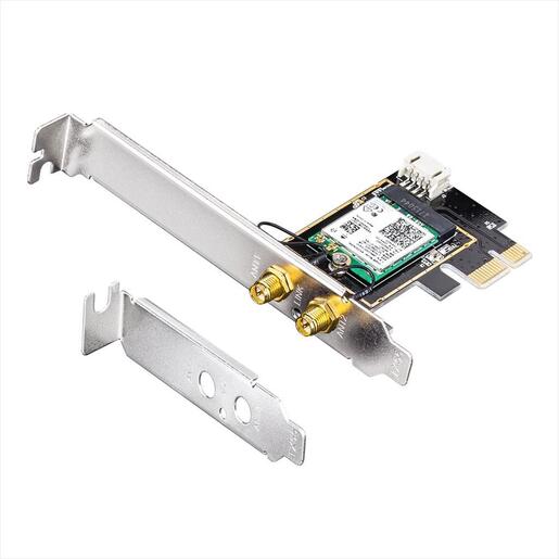 NET LAN WIRELESS PCI-E CUDY AX5400 Dual Band WiFi 6/WiFi6E, BT 5.2, WE3000