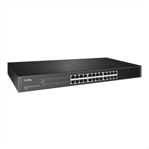 NET Switch CUDY 24-port Gigabit rackmount (19"), GS1024