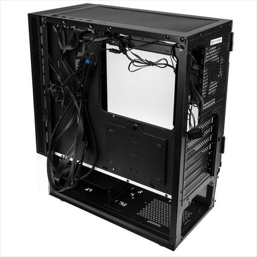 CASE KOLINK ATX OBSERVATORY MX Mesh ARGB w/Tempered glass, 2x140mm, 3x120mm UMBRA A-RGB fan, black/white