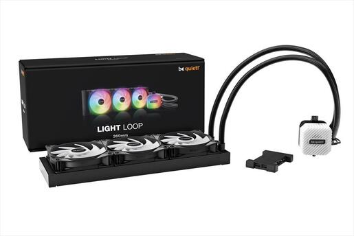 COOLERS CPU AIO BE QUIET! LIGHT LOOP 360 3x120mm Light Wings LX 120mm ARGB PWM, w/REFFIL OPTION, ARGB LED on pump, w/ARGB HUB, BW022