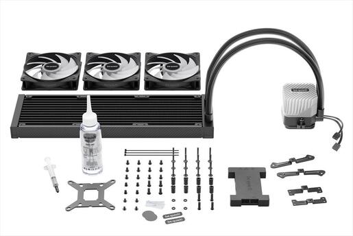 COOLERS CPU AIO BE QUIET! LIGHT LOOP 360 3x120mm Light Wings LX 120mm ARGB PWM, w/REFFIL OPTION, ARGB LED on pump, w/ARGB HUB, BW022
