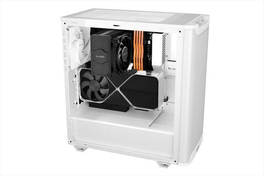 CASE BE QUIET! ATX Mid-Tower Pure Base 501 Airflow Window, 2x140mm Pure Wings 3, White BGW75