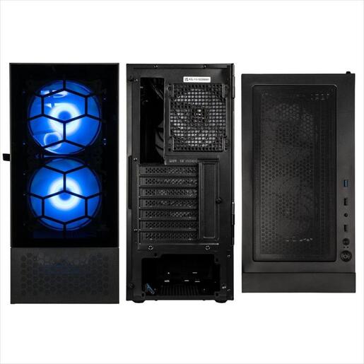CASE KOLINK ATX OBSERVATORY MX Glass ARGB w/Tempered glass, 2x140mm, 3x120mm UMBRA A-RGB fan, black