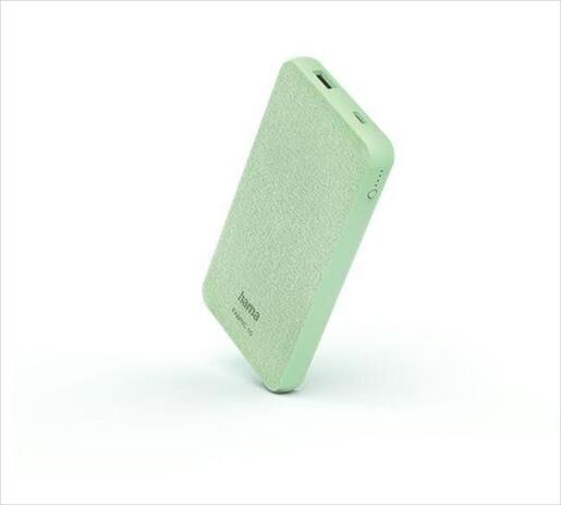 POWER BANK HAMA FABRIC 10 10000mAh Input (USB-C), Output USB-A, USB-C ,201660
