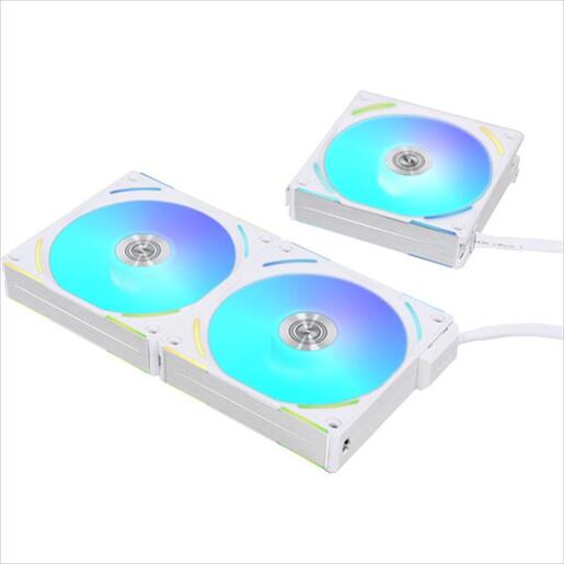 COOLERS CASE FAN 3x120mm LIAN LI UNI  AL120 V2 w/controller ARGB PWM, White, AL120V2-3W