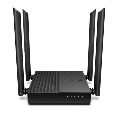 NET ROUTER WIRELESS TP-LINK ARCHER C64, AC1200, Dual Band, 5× Gb ports, 5GHz