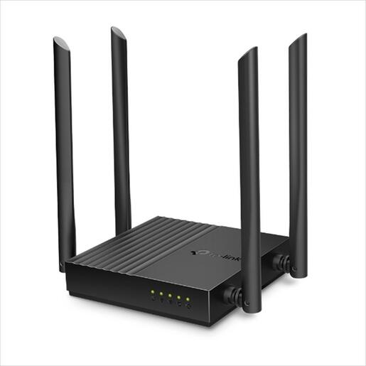 NET ROUTER WIRELESS TP-LINK ARCHER C64, AC1200, Dual Band, 5× Gb ports, 5GHz