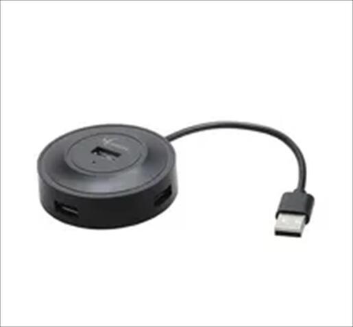 USB HUB 2.0 4PORT, TXD105 Black 0.15m