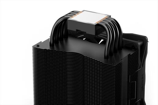 COOLERS CPU BE QUIET! PURE ROCK 2 FX BLACK, 4 heatpipes 6mm, Light Wings 120mm RGB PWM fan, TDP 150W, BK033