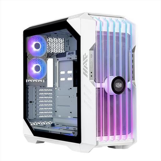 CASE COOLER MASTER E-ATX HAF 700 EVO, 2x200mm ARGB, 3x120mm ARGB,7X PWM and 5X ARGB HUB, Vertical Holder V3, LCD Assistant, White, H700E-WGNN-S00