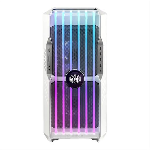 CASE COOLER MASTER E-ATX HAF 700 EVO, 2x200mm ARGB, 3x120mm ARGB,7X PWM and 5X ARGB HUB, Vertical Holder V3, LCD Assistant, White, H700E-WGNN-S00