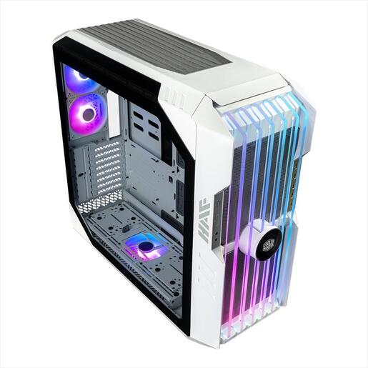 CASE COOLER MASTER E-ATX HAF 700 EVO, 2x200mm ARGB, 3x120mm ARGB,7X PWM and 5X ARGB HUB, Vertical Holder V3, LCD Assistant, White, H700E-WGNN-S00