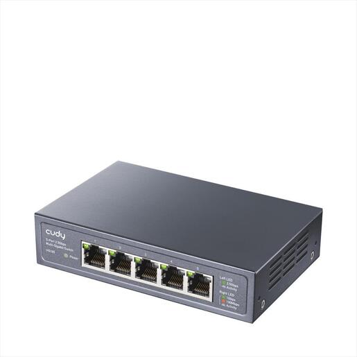 NET Switch CUDY 5-port 2.5G Multi Gigabit Switch HS105