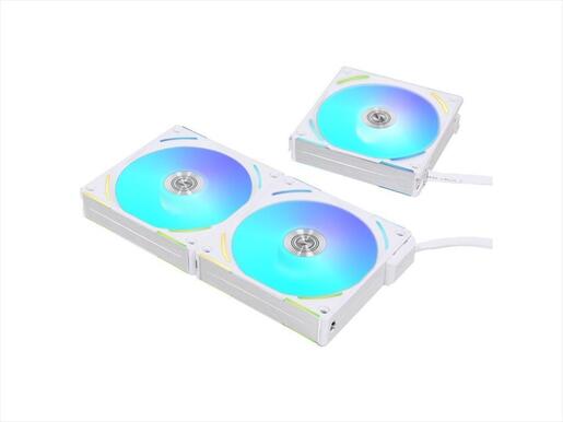 COOLERS CASE FAN 120mm LIAN LI UNI  AL120 w/controller, 3x120mm ARGB fans 1900 RPM PWM, White, AL120-3W