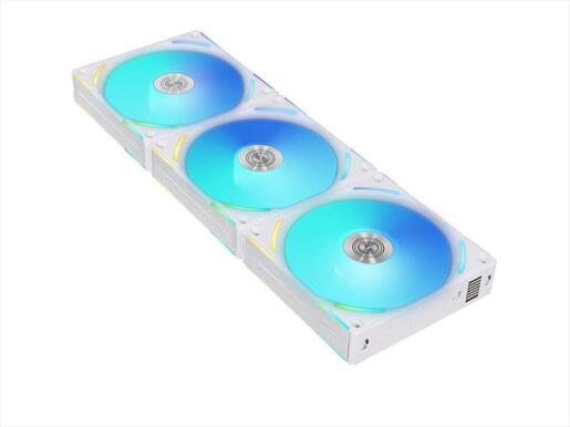 COOLERS CASE FAN 120mm LIAN LI UNI  AL120 w/controller, 3x120mm ARGB fans 1900 RPM PWM, White, AL120-3W