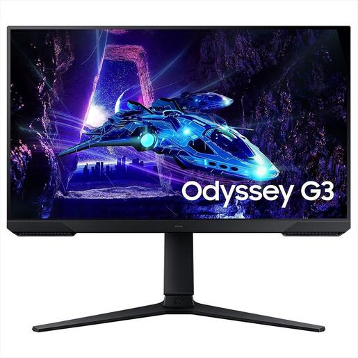 MONITOR 24" SAMSUNG ODYSSEY G3 S24DG300EU, 180Hz, 1920x1080, DP, HDMI, VA 16:9, PIVOT, AMD FreeSync, Black