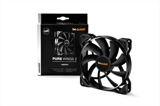 COOLERS CASE FAN 140mm BE QUIET! PURE WINGS 2 PWM 1.000rpm, DURABLE RIFLE BEARING, BL040