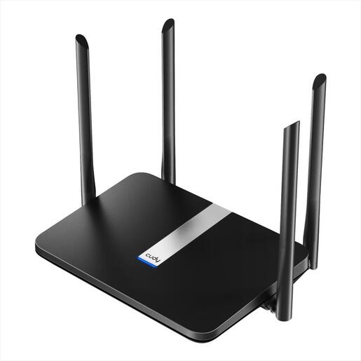 NET ROUTER WIRELESS DUAL BAND AX1800 CUDY X6 WIFI 6 w/4 antennas, x1 WAN GIGABIT port, 4x LAN GIGABIT ports