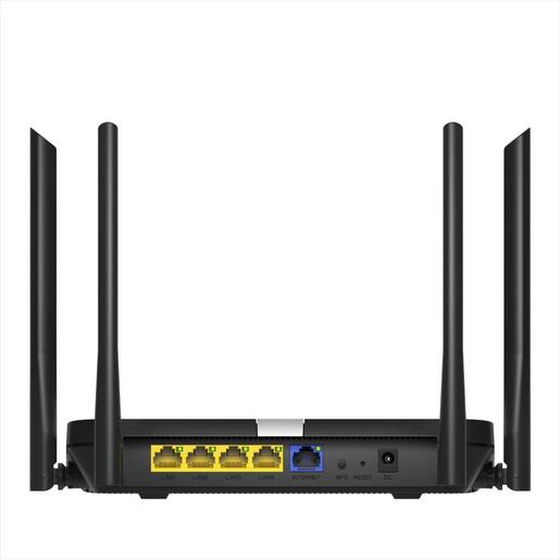 NET ROUTER WIRELESS DUAL BAND AX1800 CUDY X6 WIFI 6 w/4 antennas, x1 WAN GIGABIT port, 4x LAN GIGABIT ports