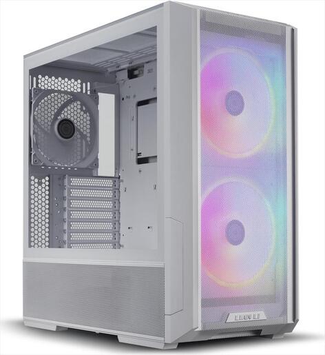 CASE LIAN LI E-ATX LANCOOL 216 RGB Mid-Tower w/ Tempered glass, 2x160mm ARGB, 1x140mm PWM, w/750W Bronze, White, LANCOOL 216RW