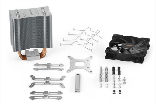 COOLERS CPU BE QUIET! PURE ROCK 2, 4 heatpipes 6mm, Pure Wings 2 120mm PWM fan, TDP 150W, BK006