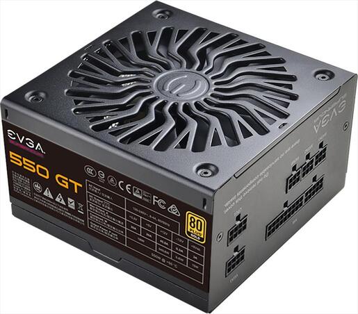 PSU 550W EVGA 550 GT 80 Plus GOLD, MODULAR, 220-GT-0550-Y2