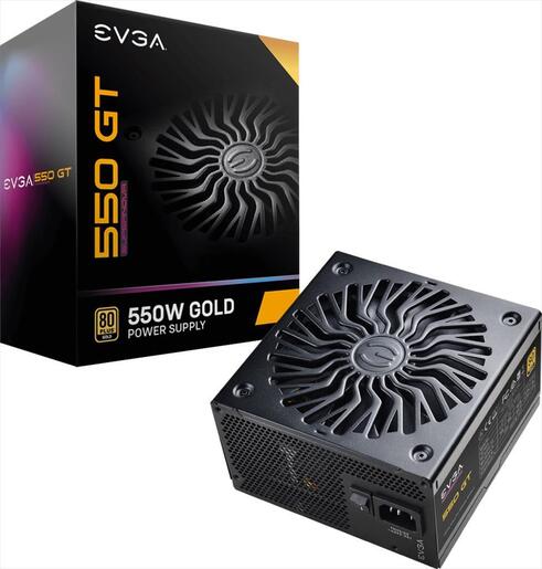 PSU 550W EVGA 550 GT 80 Plus GOLD, MODULAR, 220-GT-0550-Y2