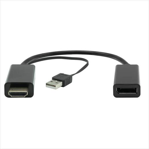 CONVERTOR HDMI (M) + USB TO DP (F)