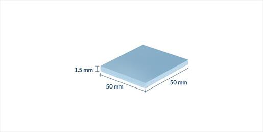 PAD THERMAL ARCTIC ACTPD00003A, 50 x 50 x 1.5 mm