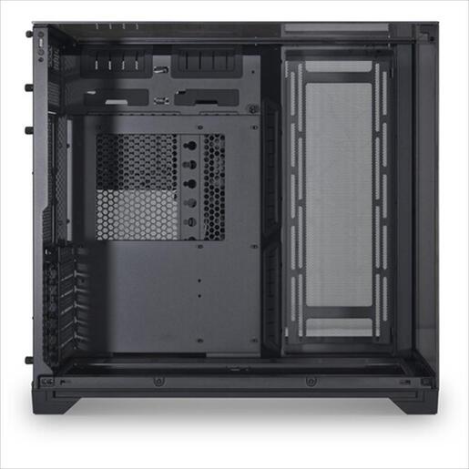 CASE LIAN LI E-ATX O11 VISION Mid-Tower w/2x Tempered glass CHROME (Black Mirror Finish), O11VC
