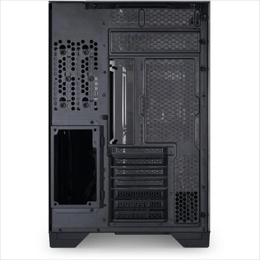 CASE LIAN LI E-ATX O11 VISION Mid-Tower w/2x Tempered glass CHROME (Black Mirror Finish), O11VC