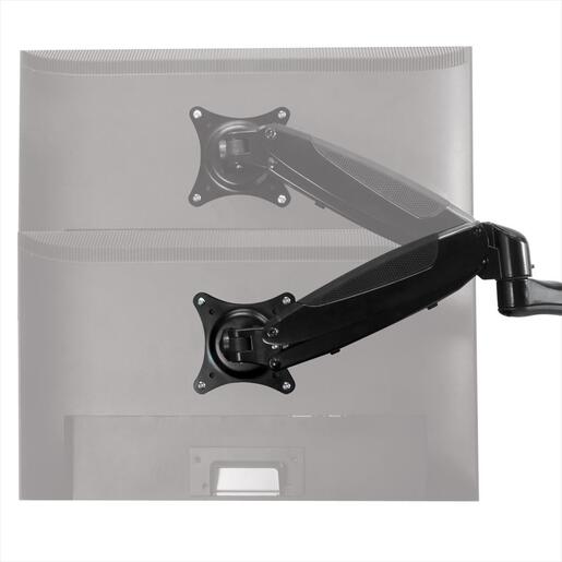 MONITOR WALL MOUNT ARCTIC W1-3D, GAS SPRING, 1 MONITOR up to 43", VESA 100/75mm, Tilt, Swivel, Rotation, 8kg, AEMNT00032A