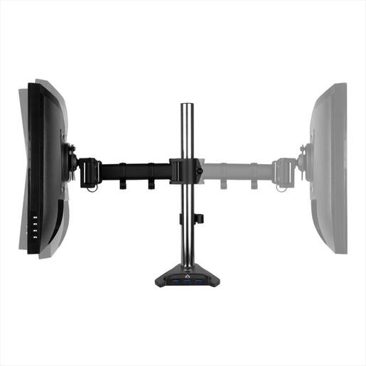MONITOR STAND ARCTIC Z1 PRO (Gen 3), 1 MONITOR, up to 38",VESA 100/75mm, Tilt, Swivel, Rotation, 15kg, w/ 4x USB 3.2 Gen1 + DC Power Jack, AEMNT00049A