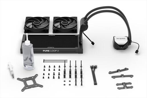 COOLERS CPU AIO BE QUIET! PURE LOOP 2 240 2x120mm Pure Wings 3 PWM, w/REFFIL OPTION, ARGB LED on pump, BW017