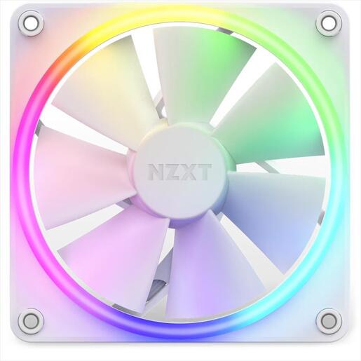 COOLERS CASE FAN 120mm NZXT F120 RGB WHITE , RF-R12SF-W1