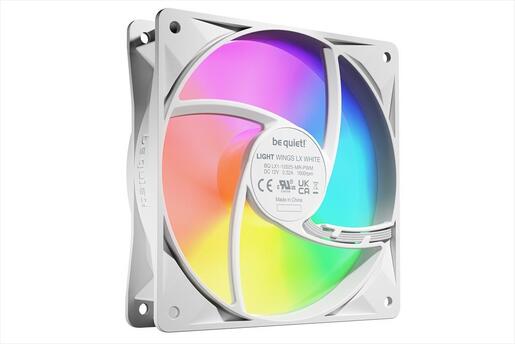 COOLERS CASE FAN 3x120mm BE QUIET! LIGHT WINGS LX PWM White 3-Pack 1.700rpm, rifle-bearing, BL122