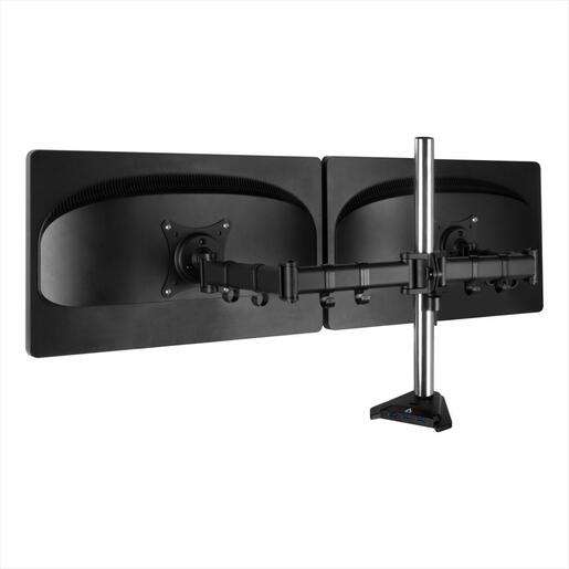 MONITOR STAND ARCTIC Z2 PRO (Gen 3) , 2 MONITORS, up to 34",VESA 100/75mm, Tilt, Swivel, Rotation, 10kg per arm, w/ 4x USB 3.0,  AEMNT00050A