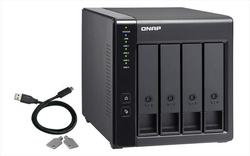 NET NAS SERVER QNAP TR-004, 4 HDD BAY, USB Type-C 3.2 Gen 1