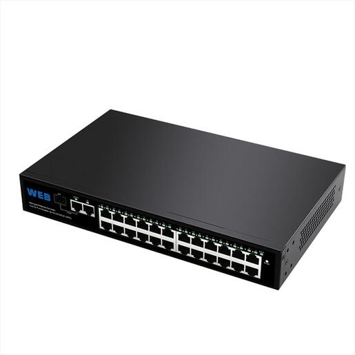 NET Switch DIEWU 24-port 10/100 + 2 10/100/1000 + 1xSFP TXE050  WEB Managed