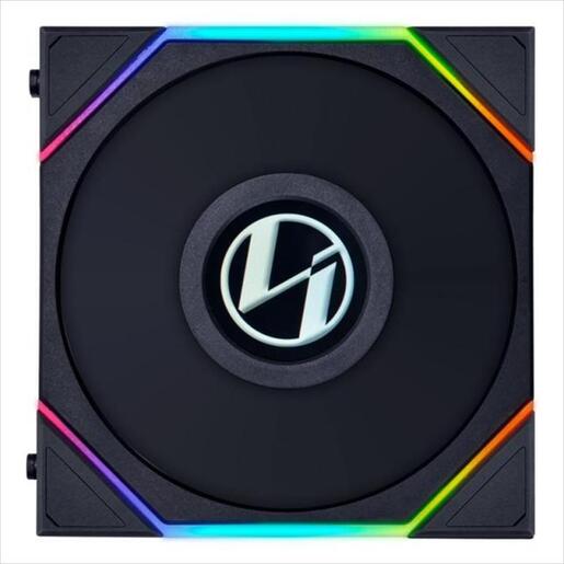 COOLERS CASE FAN 3x120mm LIAN LI UNI FAN TL LCD 120 A-RGB 1900 RPM PWM, w/Controller, Black, 12TLLCD3B