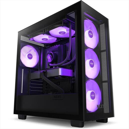COOLERS CPU AIO NZXT Kraken 280 RGB, 2x140mm F140 RGB Core fans, RGB Controller, w/1.54" LCD display, RL-KR280-B1, MATTE BLACK