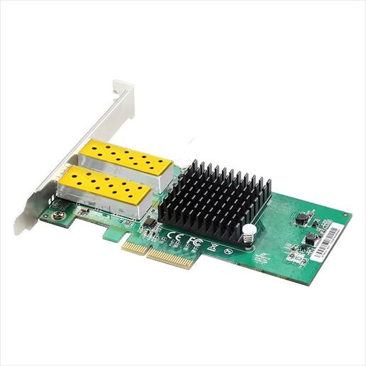 NET LAN PCIe SFP dual  port 10/100/1000Mbs , DIEWU TXA067, Chipset: Intel/I82576