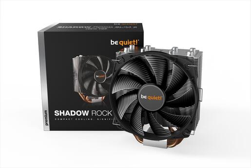 COOLERS CPU BE QUIET! SHADOW ROCK SLIM 2, Intel 1200/ 2066/ 1150/ 1151/ 1155/ 2011(-3) Square ILM, AMD AM4 / AM3(+), TDP 160W, BK032
