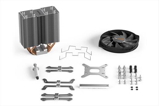 COOLERS CPU BE QUIET! SHADOW ROCK SLIM 2, Intel 1200/ 2066/ 1150/ 1151/ 1155/ 2011(-3) Square ILM, AMD AM4 / AM3(+), TDP 160W, BK032