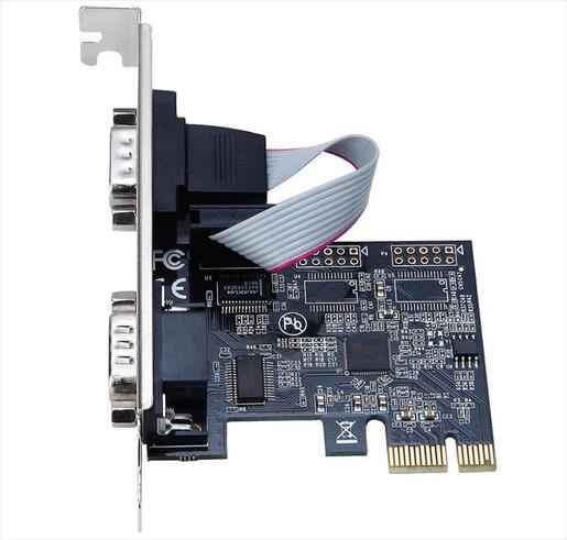 CONVERTOR PCI-E TO COM X2, TXB074, Chipset: mos99100, LP