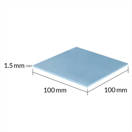 PAD THERMAL ARCTIC TP-3 TC: 7.6 W / mk ACTPD00054A, 100 x 100 x 1.5 mm